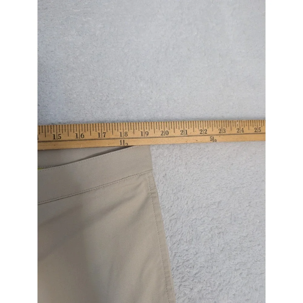 Tasc Mens 38x30 Motion Pant Straight Fit Beig Bamboo Viscose Stretch Water Resis
